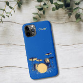 Drum Set on Blue Case-Mate iPhone Hülle