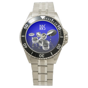 Drum Set Personalisiert Monogram Gift Watch Armbanduhr