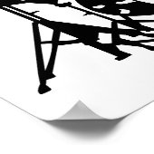 Drum Set Schlagzeug Poster (Ecke)