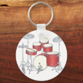 Drum Set Schlüsselanhänger (Vorderseite)
