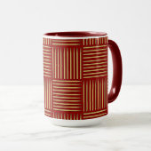Drum Stick Crosshatch Tasse (VorderseiteRechts)