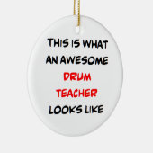 drum teacher, awesome keramik ornament (Rechts)