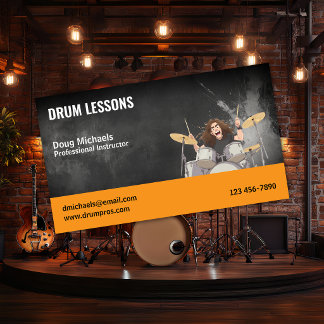 Drum Teacher | Lessons Visitenkarte