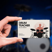 Drum Teacher Visitenkarte
