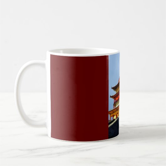 Drum Tower of Xi'An Kaffeetasse (Links)