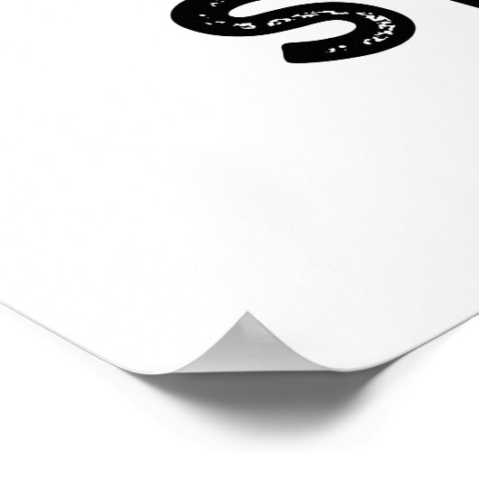 Drumb Struck Funny Drummer Drum Pub Poster (Ecke)