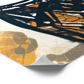 Drumbeat Goddess - Echoes of Your Ancestral Fire Poster (Ecke)