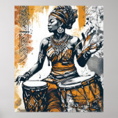 Drumbeat Goddess - Echoes of Your Ancestral Fire Poster (Vorne)