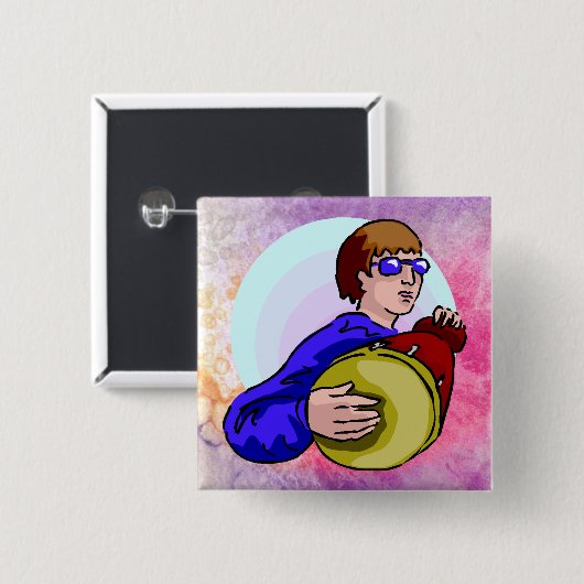 Drumer boy button (Vorne & Hinten)