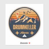 Drumheller, Alberta Aufkleber (Blatt)
