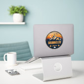 Drumheller, Alberta Aufkleber (Laptop auf Schreibtisch)