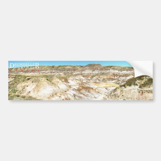 Drumheller Alberta Kanada Landschaftsaufkleber Autoaufkleber (Vorne)