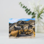 Drumheller Rocks Postkarte (Stehend Vorderseite)