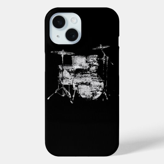 Drumkit Case-Mate iPhone Hülle (Rückseite)