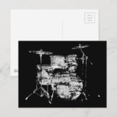 Drumkit Postkarte (Vorne/Hinten)