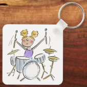 Drumkit Schlüsselanhänger (Rückseite)
