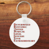 Drumline Definition Schlüsselanhänger (Vorderseite)