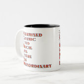 Drumline Definition Zweifarbige Tasse (Vorderseite Links)