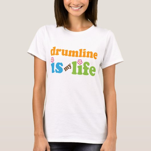 Drumline Geschenk-Mädchen T-Shirt (Vorderseite)