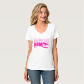 Drumline-Mama rosa mit Datum T-Shirt (Vorderseite Vollansicht)