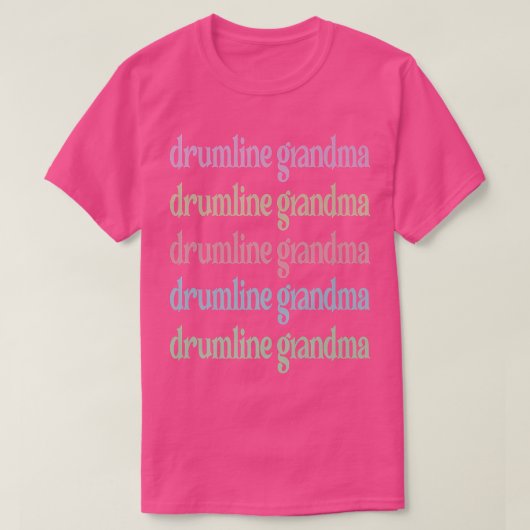 Drumline Oma Best Drumline Großmutter  T-Shirt (Design vorne)
