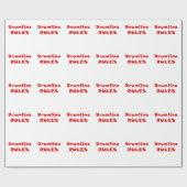 Drumline Regeln Geschenkpapier (Flach)