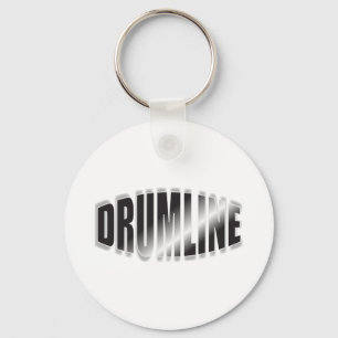 Drumline schwarzes Chrom Schlüsselanhänger