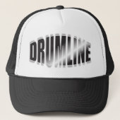 Drumline schwarzes Chrom Truckerkappe (Vorderseite)