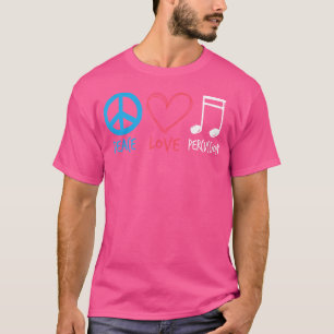 Drumline Tshirt Marching Band Shirt Peace Liebe Pe
