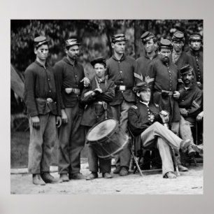 Drummer, 93. New York Infantry Company C Poster