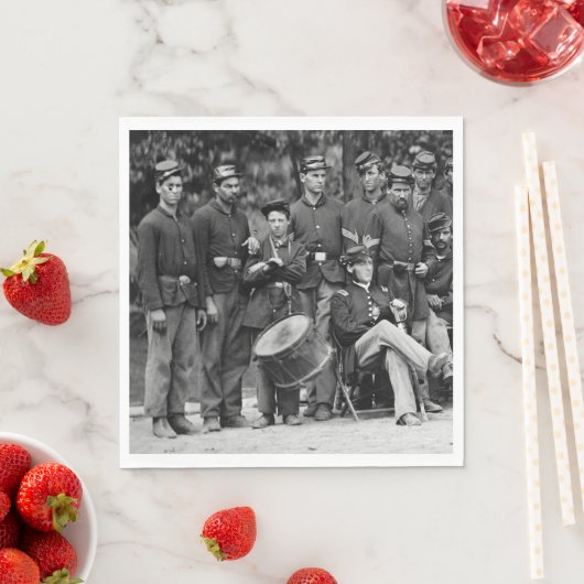 Drummer, 93. New York Infantry Company C Serviette (Beispiel)