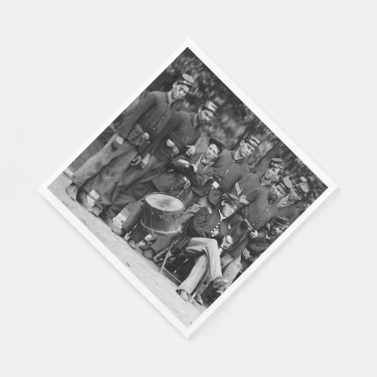 Drummer, 93. New York Infantry Company C Serviette (Ecke)