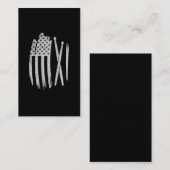  Drummer American Flag Drum Sticks Drummeln Visitenkarte (Vorne/Hinten)