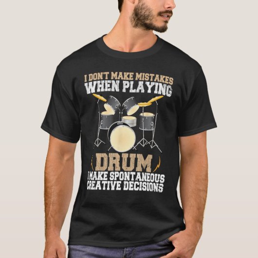 Drummer-Angebot für Drum-Player-Drummer T-Shirt (Vorderseite)