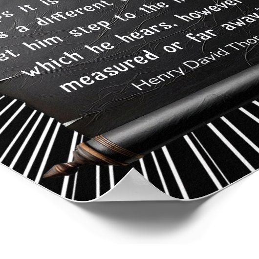 Drummer Angebot Thoreau Serie 1 Poster (Ecke)