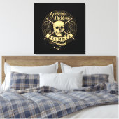 Drummer Art Leinwand Skull Drumsticks Drum Picture (Insitu (Schlafzimmer))