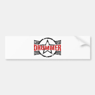 Drummer Autoaufkleber