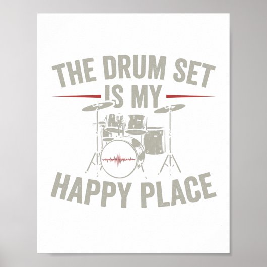 Drummer| Bandtrommler - Musikgeschenke Poster (Vorne)