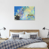 DRUMMER Bar Mitzvah-Signieren auf Speicherkarte Leinwanddruck (Insitu (Schlafzimmer))