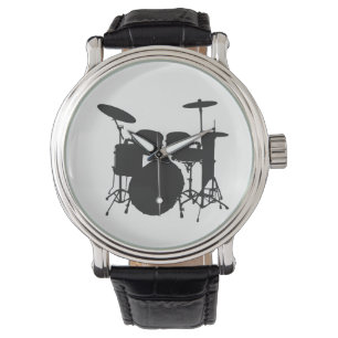Drummer beobachten armbanduhr