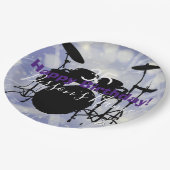 Drummer Birthday Paper Plate HAMbWG Pappteller (Schrägansicht)