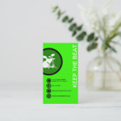 DRUMMER-Blasen Visitenkarte (Stehend Vorderseite)