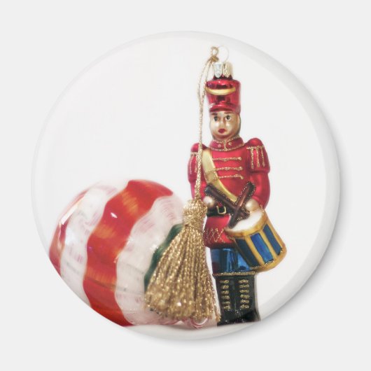 Drummer Boy and Christmas Ball Magnet (Vorne)