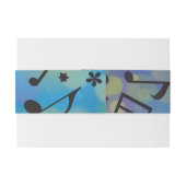 Drummer Boy Bar Bat Mitzvah Envelope Wrap Band (Rückseitenbeispiel)