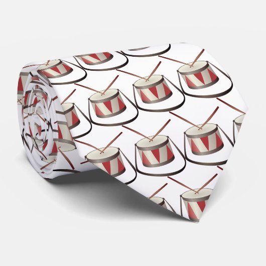 Drummer Boy Christmas Neck Tie Krawatte (Gerollt)