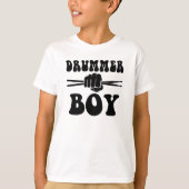 Drummer Boy Funny Drums T-Shirt (Vorderseite)
