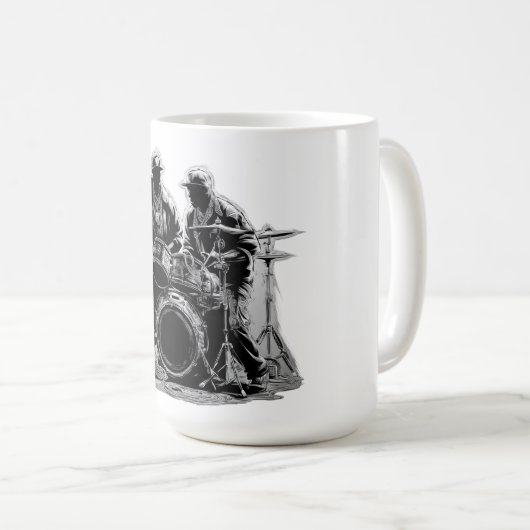 Drummer Boy Kaffeetasse (VorderseiteRechts)