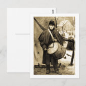 Drummer Boy Postkarte (Vorne/Hinten)