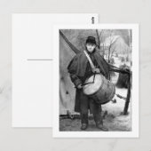 Drummer Boy Postkarte (Vorne/Hinten)