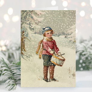 Drummer Boy Weihnachten Karte